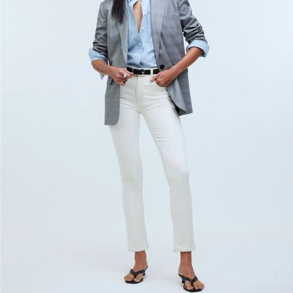 Madewell Denim - Madewell Midrise Perfect Vintage Jean Womens Size 31 Vintage‎ Canvass White